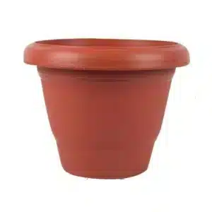 10-Inch Red Plant Pot